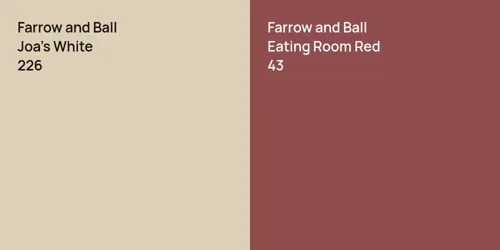 226 Joa's White vs 43 Eating Room Red