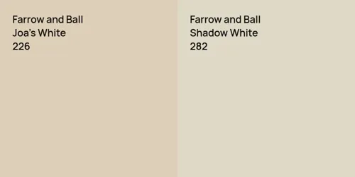 226 Joa's White vs 282 Shadow White