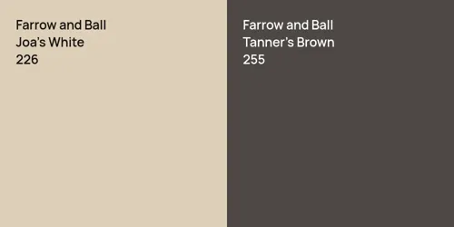 226 Joa's White vs 255 Tanner's Brown