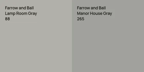 88 Lamp Room Gray vs 265 Manor House Gray