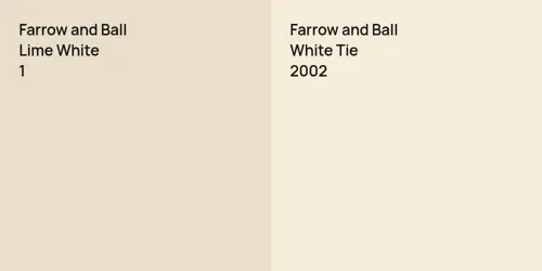 1 Lime White vs 2002 White Tie