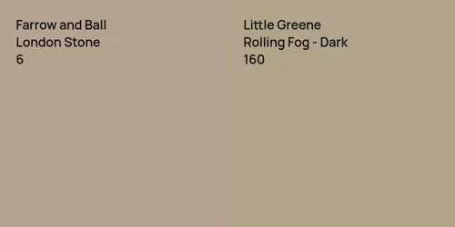 6 London Stone vs 160 Rolling Fog - Dark