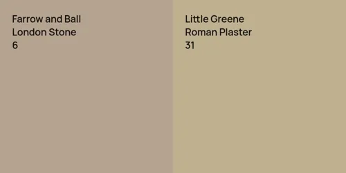 6 London Stone vs 31 Roman Plaster