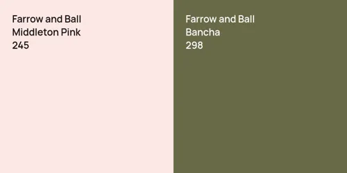 245 Middleton Pink vs 298 Bancha