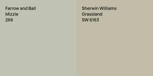 266 Mizzle vs SW 6163 Grassland