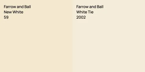 59 New White vs 2002 White Tie