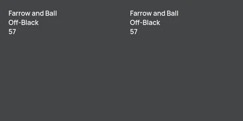 57 Off-Black vs 57 Off-Black