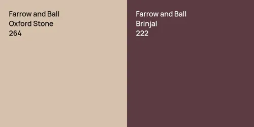 264 Oxford Stone vs 222 Brinjal