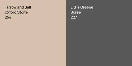 264 Oxford Stone vs 227 Scree