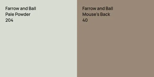 204 Pale Powder vs 40 Mouse's Back