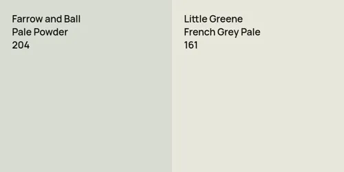 204 Pale Powder vs 161 French Grey Pale