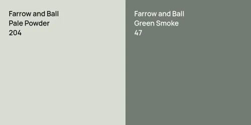 204 Pale Powder vs 47 Green Smoke