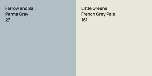 27 Parma Gray vs 161 French Grey Pale