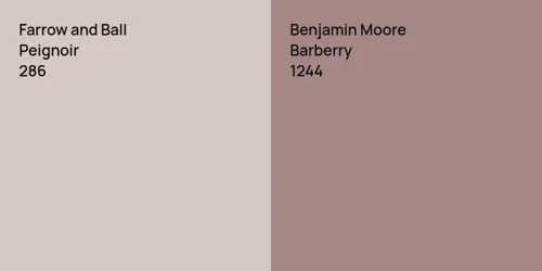 286 Peignoir vs 1244 Barberry