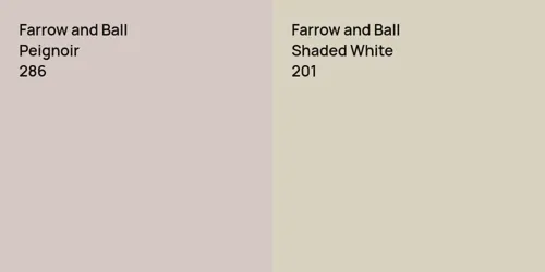 286 Peignoir vs 201 Shaded White