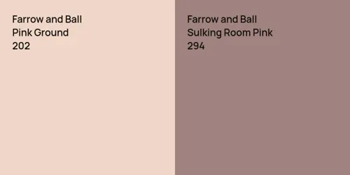 202 Pink Ground vs 294 Sulking Room Pink