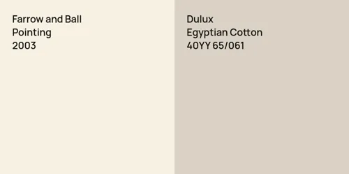 2003 Pointing vs 40YY 65/061 Egyptian Cotton