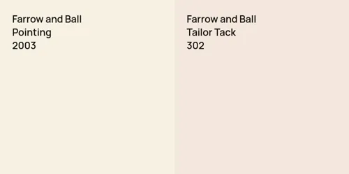 2003 Pointing vs 302 Tailor Tack