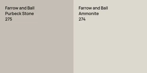 275 Purbeck Stone vs 274 Ammonite