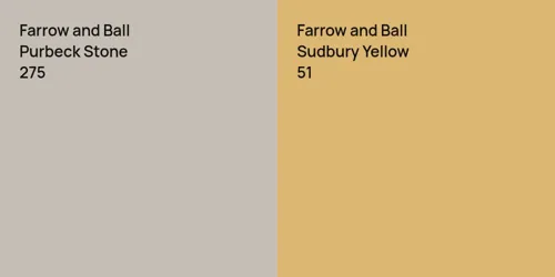 275 Purbeck Stone vs 51 Sudbury Yellow