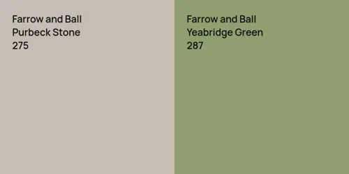 275 Purbeck Stone vs 287 Yeabridge Green