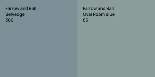 306 Selvedge vs 85 Oval Room Blue