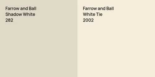 282 Shadow White vs 2002 White Tie