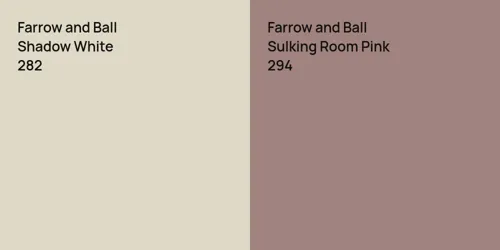 282 Shadow White vs 294 Sulking Room Pink