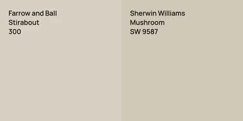 300 Stirabout vs SW 9587 Mushroom