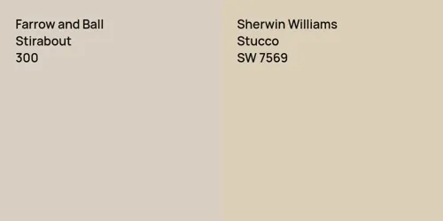 300 Stirabout vs SW 7569 Stucco