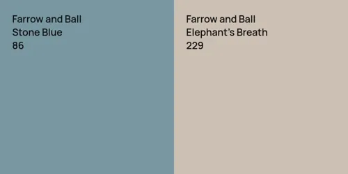 86 Stone Blue vs 229 Elephant's Breath