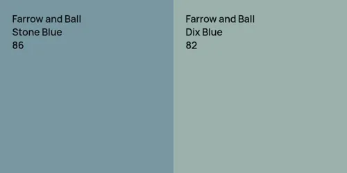 86 Stone Blue vs 82 Dix Blue