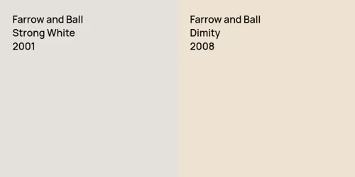 2001 Strong White vs 2008 Dimity