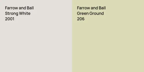 2001 Strong White vs 206 Green Ground