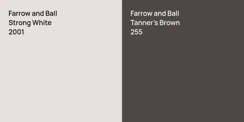 2001 Strong White vs 255 Tanner's Brown