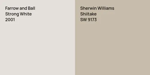 2001 Strong White vs SW 9173 Shiitake