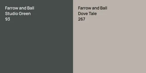 93 Studio Green vs 267 Dove Tale