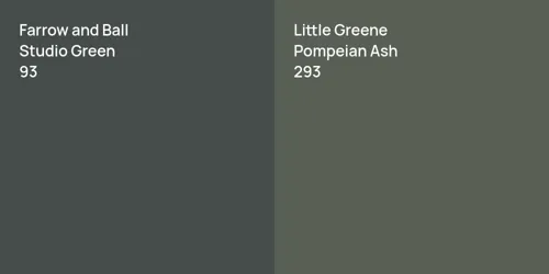 93 Studio Green vs 293 Pompeian Ash