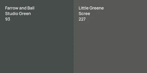 93 Studio Green vs 227 Scree