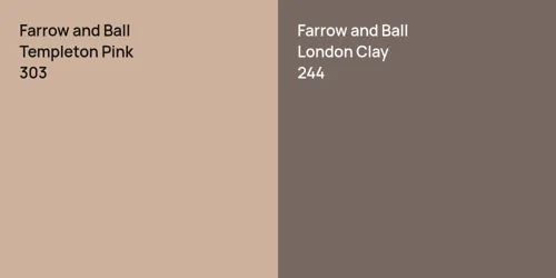 303 Templeton Pink vs 244 London Clay