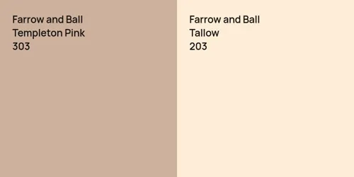 303 Templeton Pink vs 203 Tallow