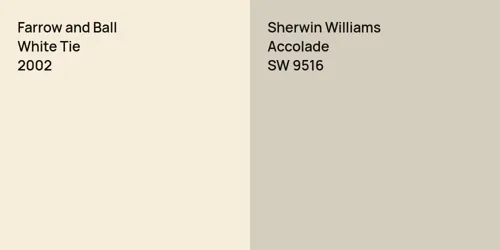 2002 White Tie vs SW 9516 Accolade