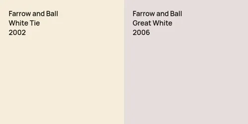 2002 White Tie vs 2006 Great White