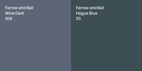 308 Wine Dark vs 30 Hague Blue