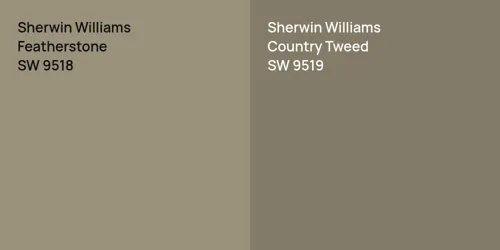 SW 9518 Featherstone vs SW 9519 Country Tweed