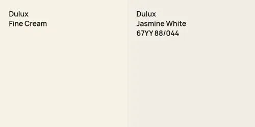 null Fine Cream vs 67YY 88/044 Jasmine White