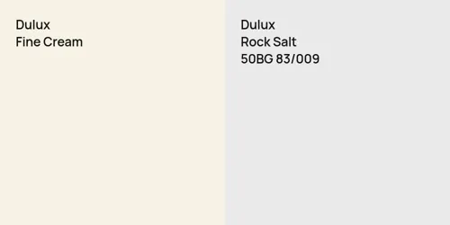 null Fine Cream vs 50BG 83/009 Rock Salt