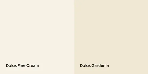 null Fine Cream vs null Gardenia