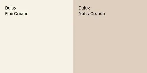 null Fine Cream vs null Nutty Crunch