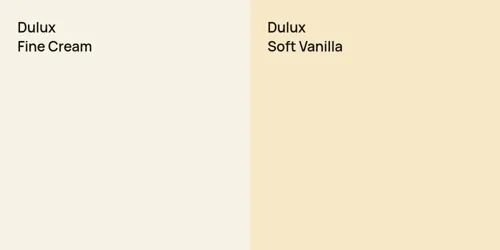 null Fine Cream vs null Soft Vanilla